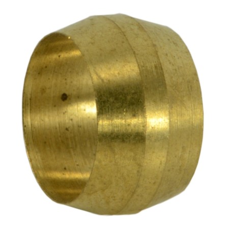 MIDWEST FASTENER 7/16" Brass Compression Sleeves 1 12PK 35706
